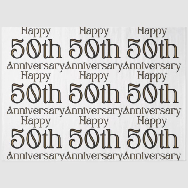 Papier Mousseline 50e Anniversary (Recto)