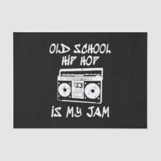 Papier Mousseline 90s Hip hop Vieux École Boombox Music Lover