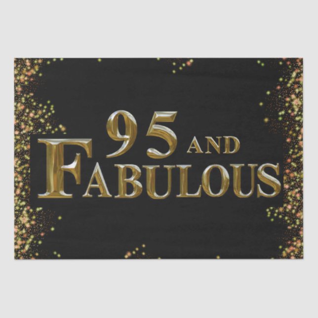 Papier Mousseline 95e anniversaire  (Recto)