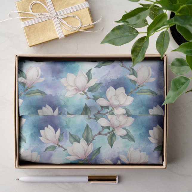 Papier Mousseline A Blue and Pink Easter Series Design #10 (Cadeau)