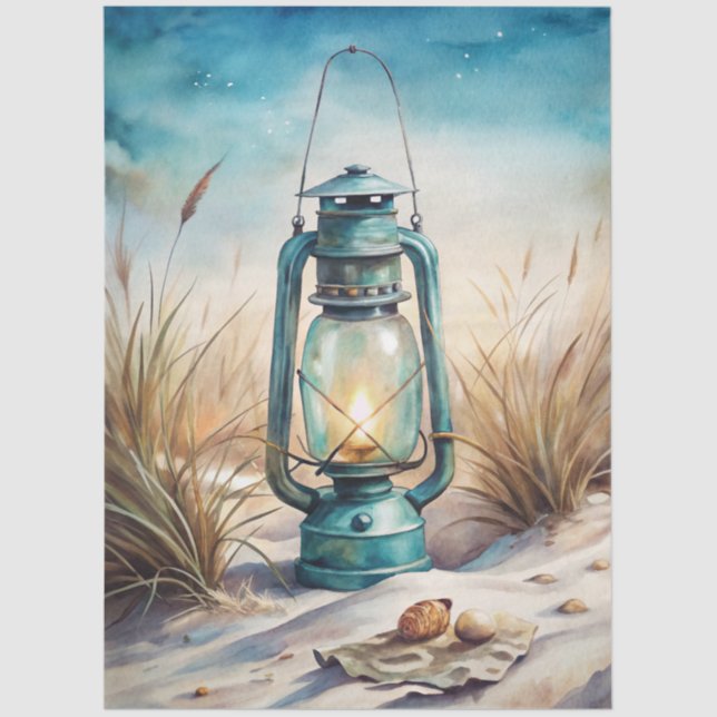 Papier Mousseline A Coastal Series Design 4 (Recto)