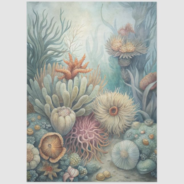 Papier Mousseline A Coastal Series Design 43 (Recto)