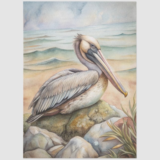 Papier Mousseline A Coastal Series Design 50 (Recto)