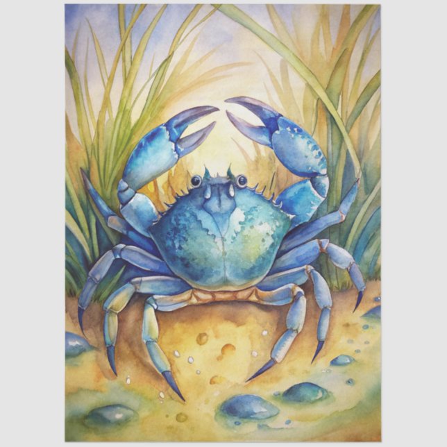 Papier Mousseline A Coastal Series Design 72 (Recto)