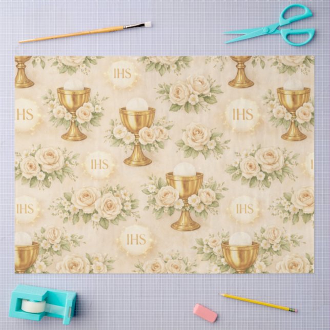 Papier Mousseline A First Holy Communion Design #10 (Artisanat)