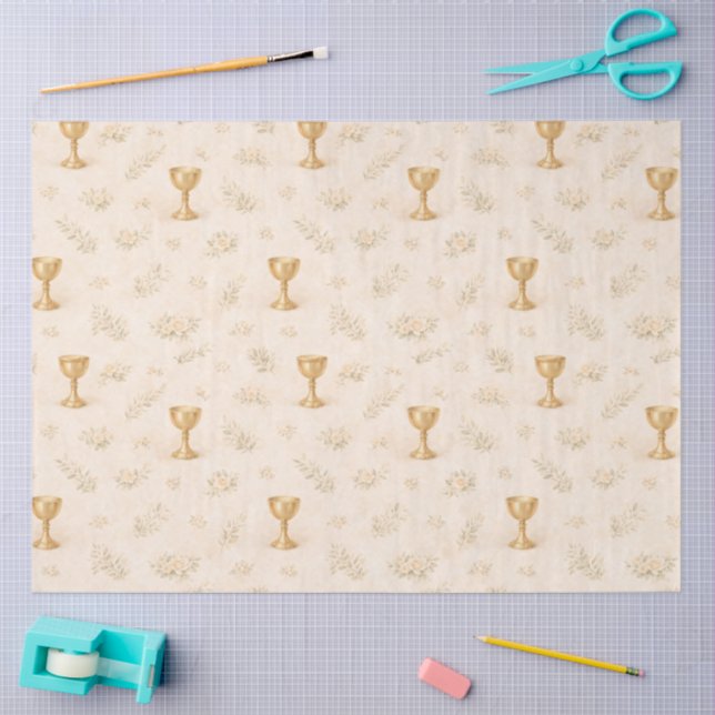 Papier Mousseline A First Holy Communion Design #13 (Artisanat)