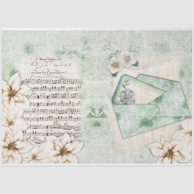 Papier Mousseline A Let it Snow Series Design 4 (Recto)