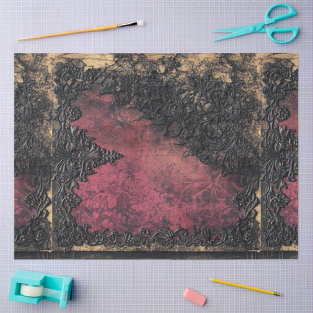 Papier Mousseline A Romance and Gothic Series Design #1 (Artisanat)