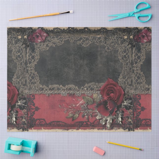 Papier Mousseline A Romance and Gothic Series Design #4 (Artisanat)