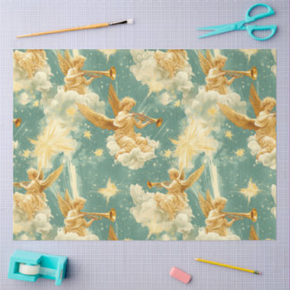 Papier Mousseline A Singing Angel Choir Series Design #11