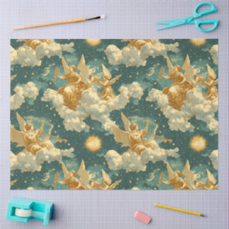 Papier Mousseline A Singing Angel Choir Series Design #13