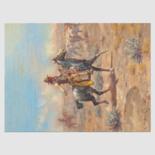 Papier Mousseline A travers l'Alkali par Charles Marion Russell