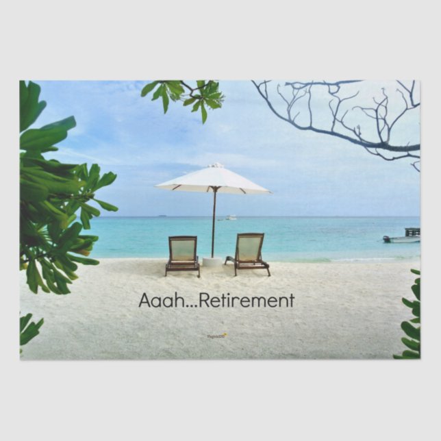 Papier Mousseline Aaah...Retraite (Recto)