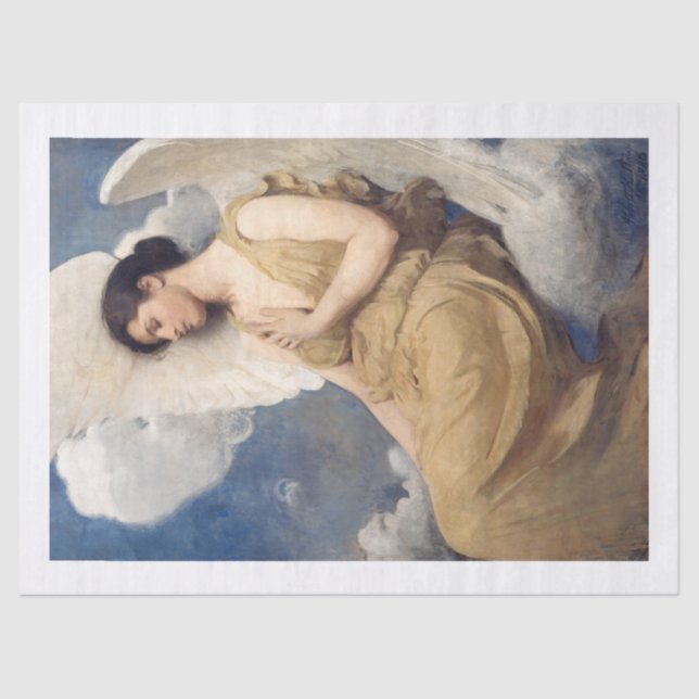 Papier Mousseline Abbott Handerson Thayer | Figure ailée - 1889 (Recto)