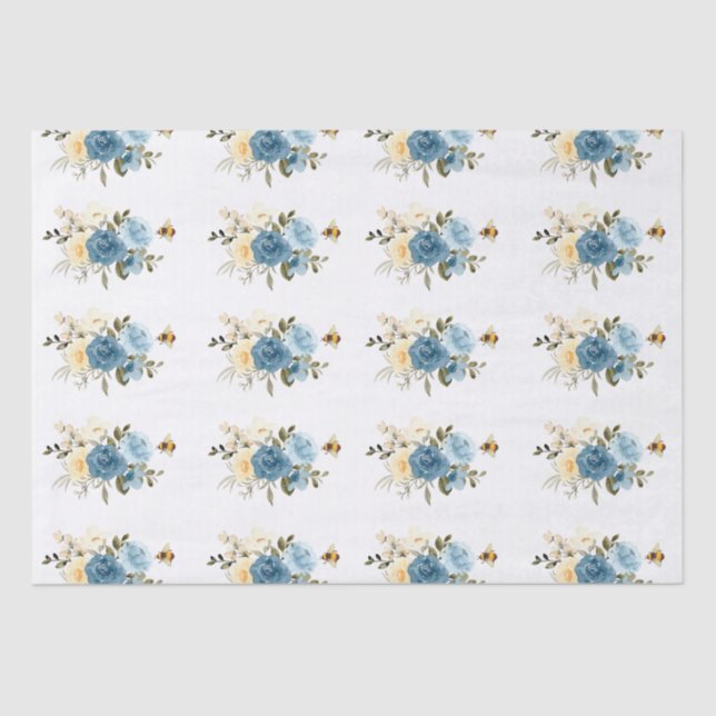 Papier Mousseline Abeille (Recto)