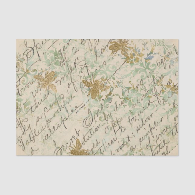 Papier Mousseline Abeille de miel vintageRecette (Recto)