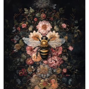 Papier Mousseline Abeille et Fleur