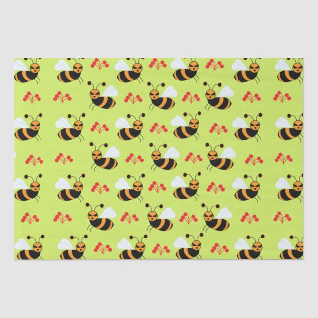 Papier Mousseline abeilles (Recto)