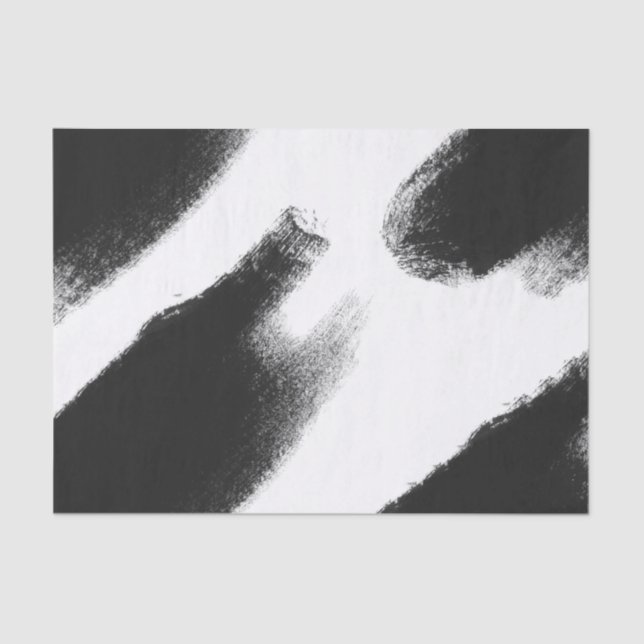 Papier Mousseline Abrégé sur noir filets d'aquarelle (Recto)