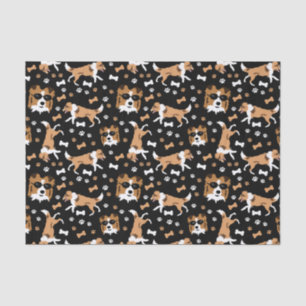 Papier Mousseline Abris Shetland Sheepdog Mini Collie Chien Tissu