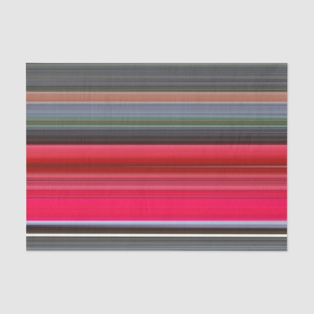Papier Mousseline Abstract #1: Red and Grey (Recto)