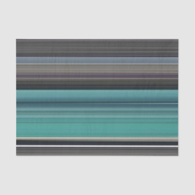Papier Mousseline Abstract #1: Teal and grey (Recto)