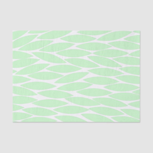 Papier Mousseline Abstrait 250713 - Ghost Green (Recto)