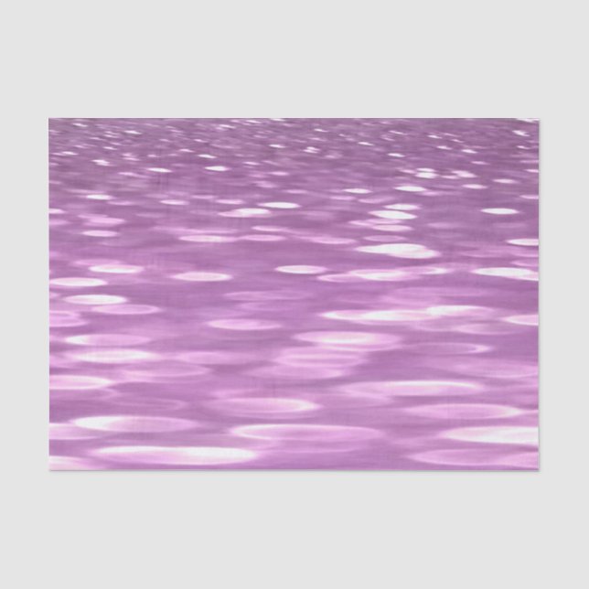 Papier Mousseline Abstrait #3 : Lilac Shimmer (Recto)