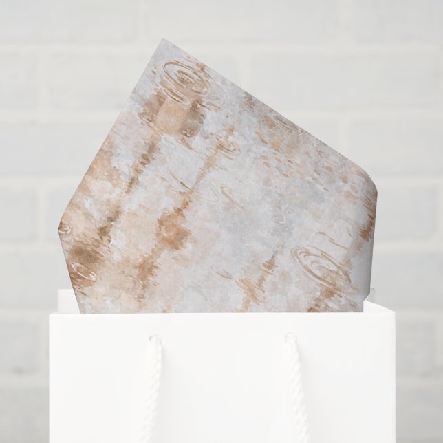 Papier Mousseline Abstrait Jour Pluvieux   (Sac cadeau)