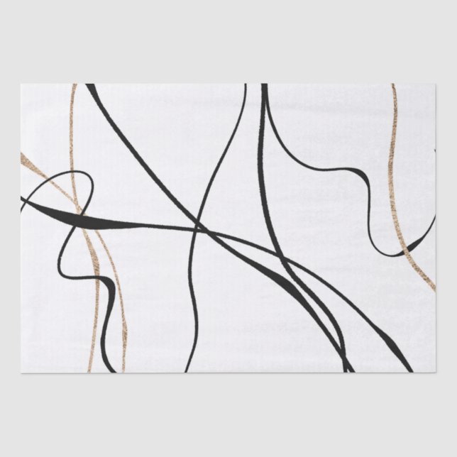 Papier Mousseline Abstrait moderne (Recto)