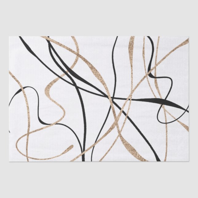Papier Mousseline Abstrait moderne (Recto)