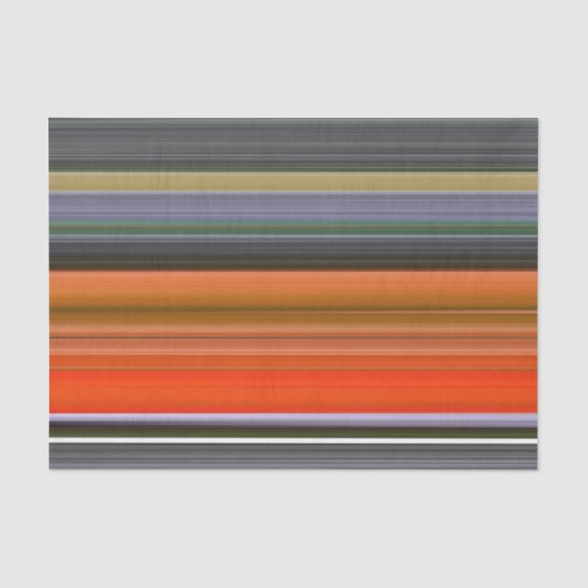 Papier Mousseline Abstrait n° 1 : orange et gris (Recto)