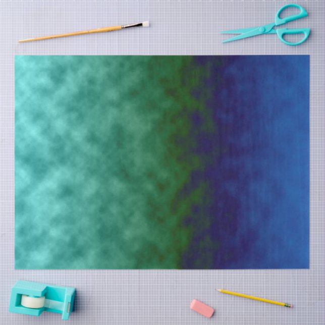 Papier Mousseline Abyssal Verse (Artisanat)