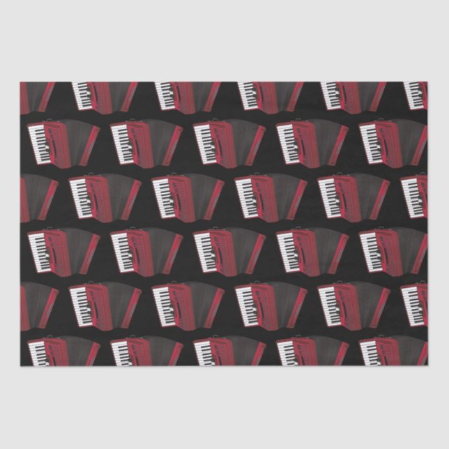 Papier Mousseline Accordéon Musicien de Instruments Professeur de Mu (Recto)