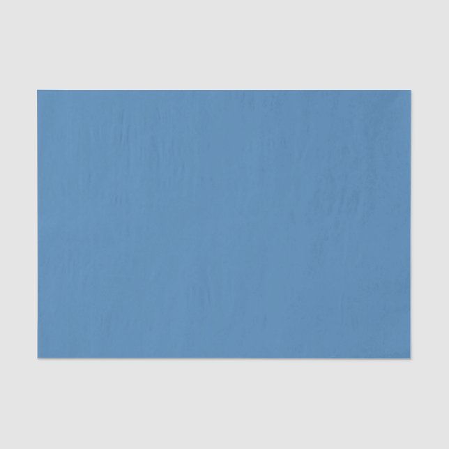 Papier Mousseline Acier bleu gris couleur solide (Recto)