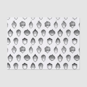 Papier Mousseline Acorns Vintage Art Motif COULEUR ARRIÈRE - PLAN PE