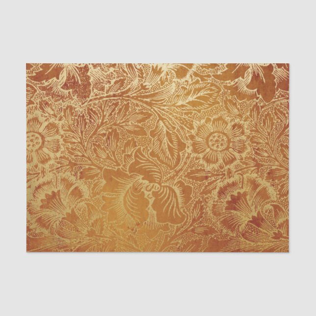 Papier Mousseline Action de grâce feuille d'or (Recto)