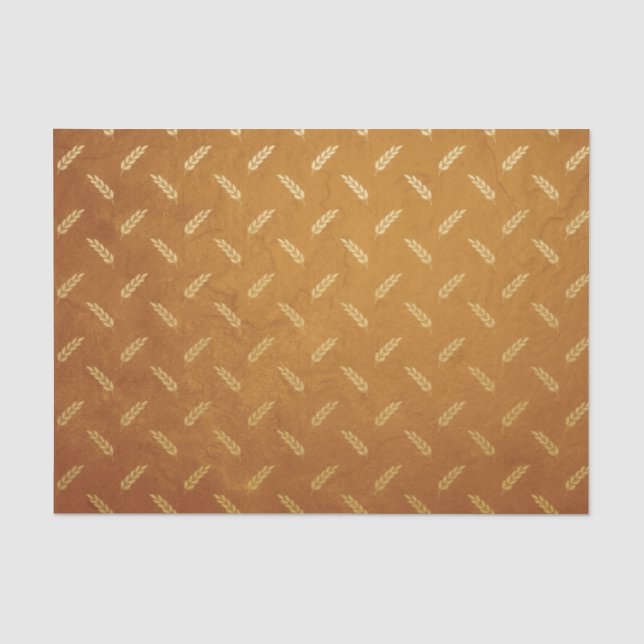 Papier Mousseline Action de grâce feuille d'or (Recto)