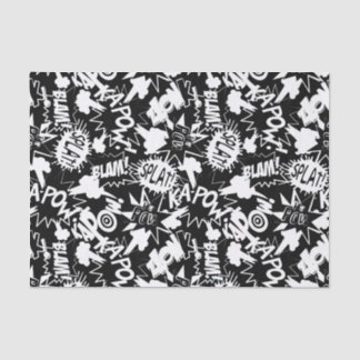 Papier Mousseline Actions de bandes dessinées