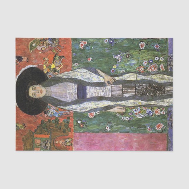 Papier Mousseline Adele Bloch par Gustav Klimt art nouveau (Recto)