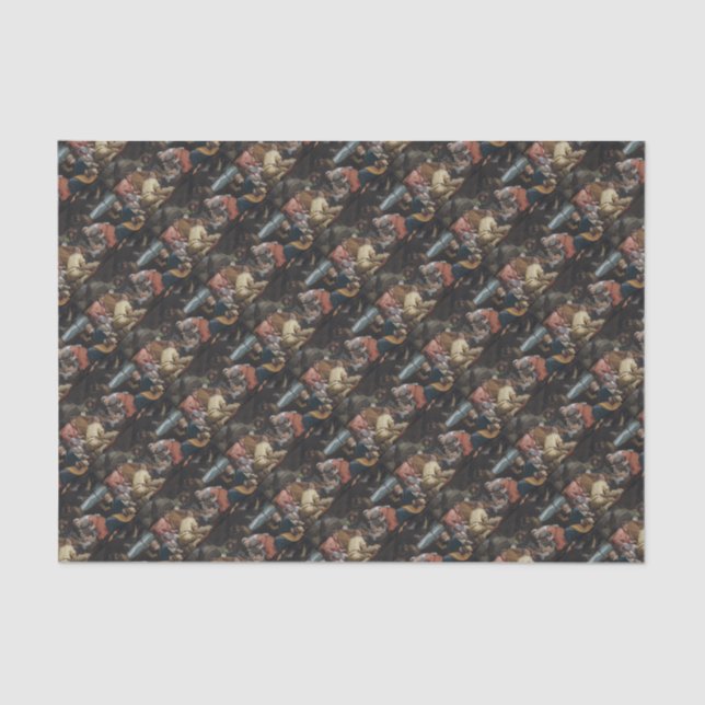 Papier Mousseline Adoration des bergers (Recto)