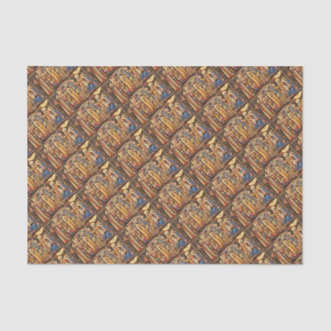 Papier Mousseline Adoration des Rois (Adorazione dei Magi) (Recto)