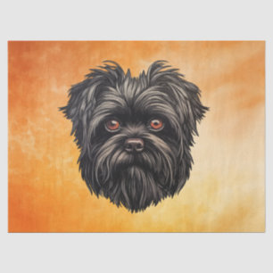 Papier Mousseline Affenpinscher Monkey Dog Affens Terrier