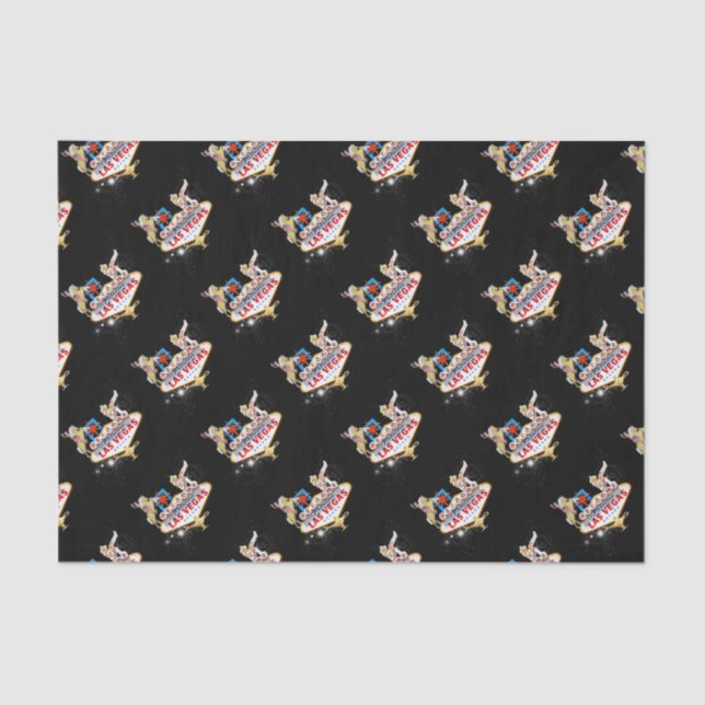 Papier Mousseline Affiche de bienvenue Starry Las Vegas (Recto)