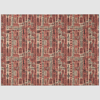 Papier Mousseline Afrique Dogon Mali Ethnic Tribal Motif