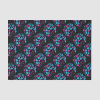 Papier Mousseline Afro Diva Turquoise & Rose Chaud