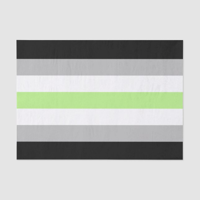 Papier Mousseline Agender Pride (Recto)