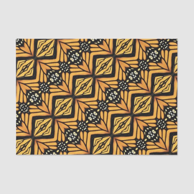 Papier Mousseline Aile papillon de monarque de papier de tissus (Recto)