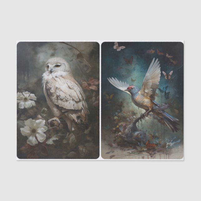 Papier Mousseline Ailes à Dusk (Recto)