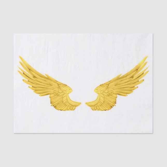 Papier Mousseline Ailes d'or d'ange de Falln (Recto)